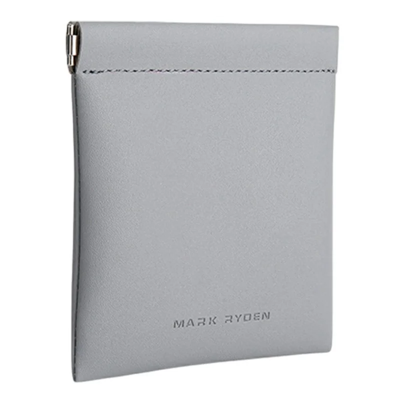 MARK RYDEN MR72 Oxford Cloth Automatic Closing Earphone Key Cable Storage Pouch Portable Coin Purse - Grey