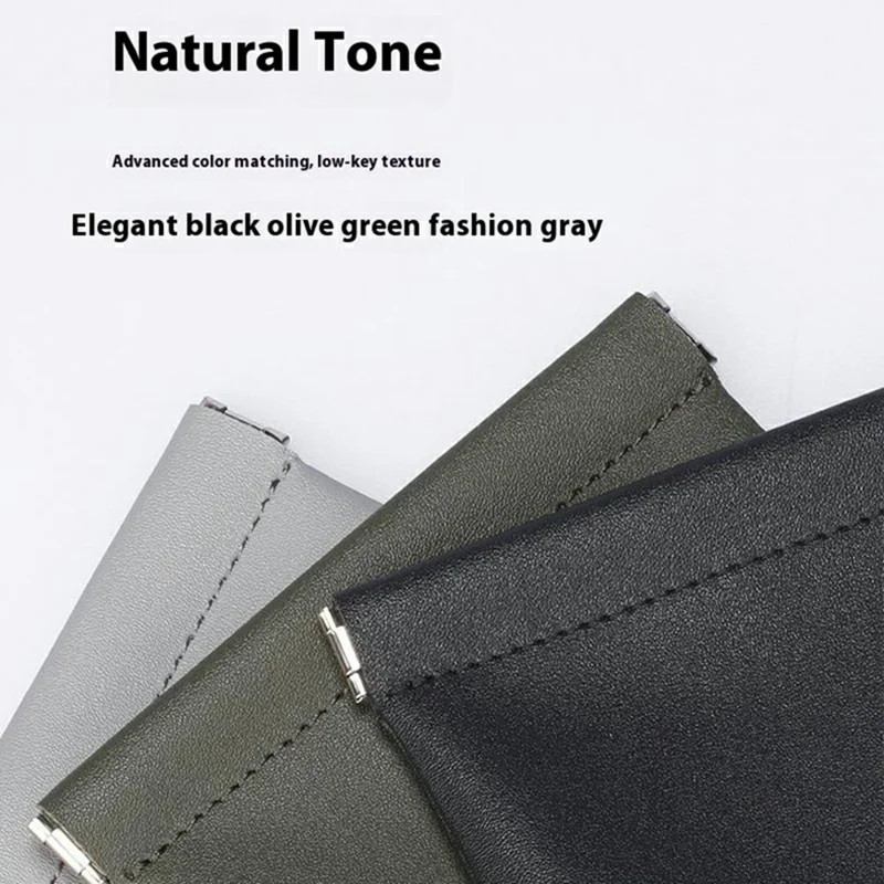 MARK RYDEN MR72 Oxford Cloth Automatic Closing Earphone Key Cable Storage Pouch Portable Coin Purse - Grey