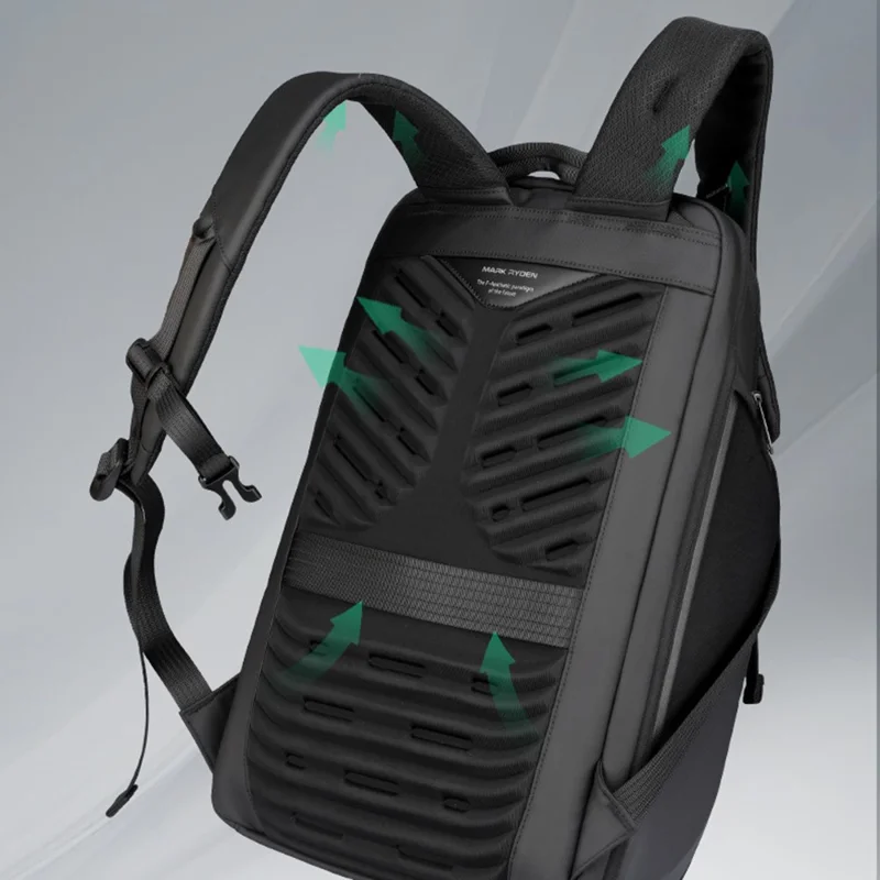 MARK RYDEN MR4313 Waterproof Travel Laptop Backpack Large Capacity Business Daypack for Men