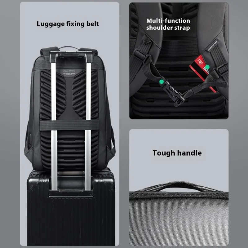 MARK RYDEN MR4313 Waterproof Travel Laptop Backpack Large Capacity Business Daypack for Men