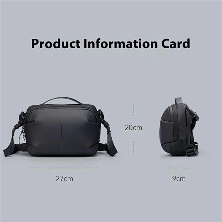 Bolsa Transversal MARK RYDEN MR303 Impermeável para Homens com Compartimento para Tablet Portátil