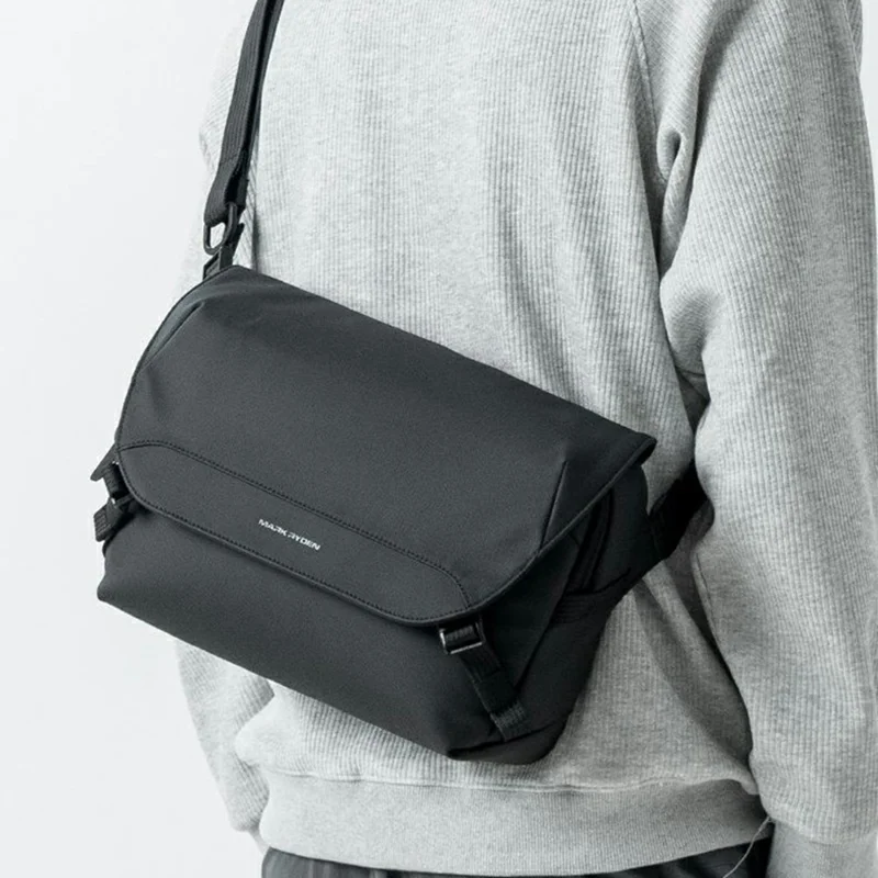 MARK RYDEN MR311 Men Messenger Bag for iPad Oxford Fabric Waterproof Crossbody Shoulder Bag
