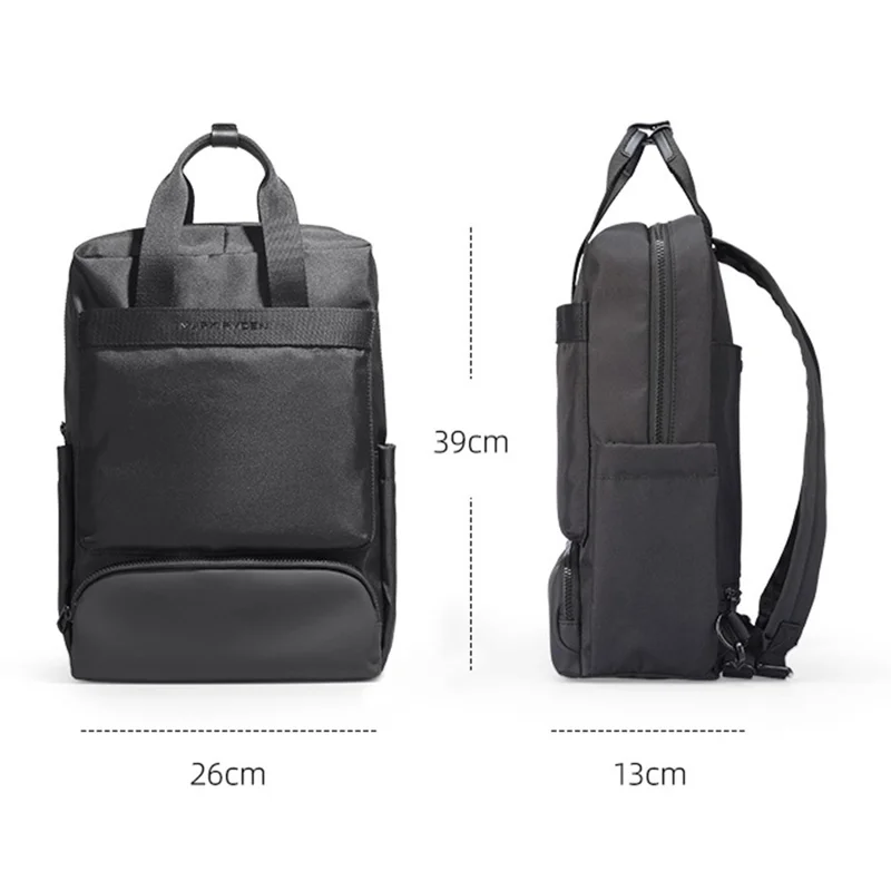 MARK RYDEN MR3811 Sac à dos grande capacité imperméable en tissu Oxford pour ordinateur portable, voyage et journée