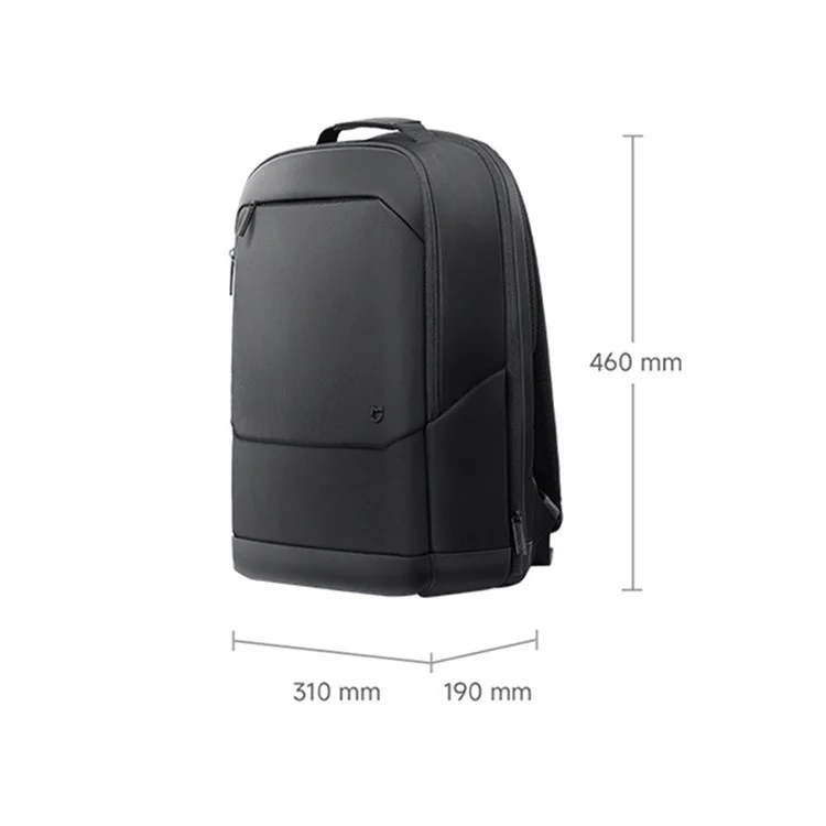 XIAOMI MIJIA Business-Rucksack 20L Laptop Zweischulter-Tasche Polyester Wasserdicht Reise-Daypack - Schwarz