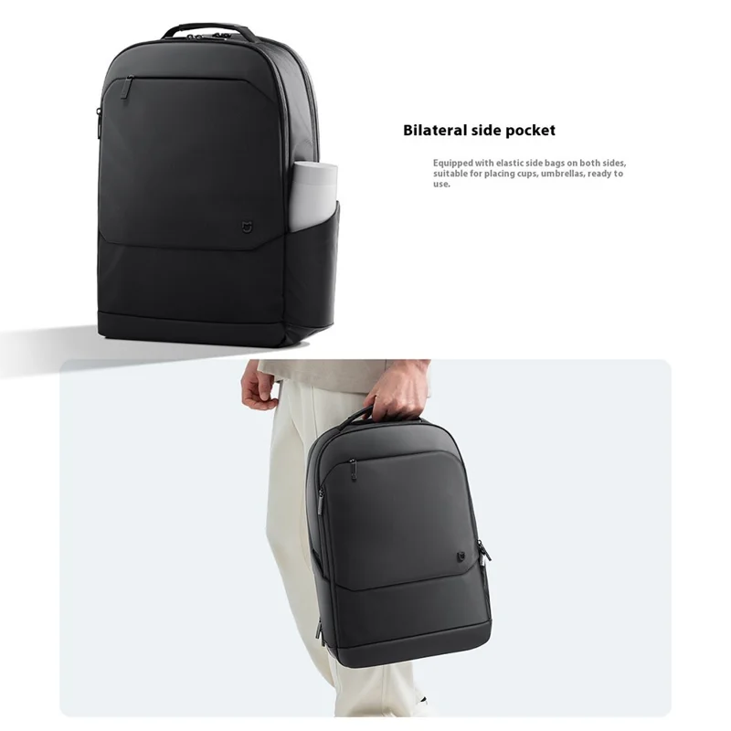 XIAOMI MIJIA Business Backpack 20L Laptop Dual Shoulder Bag Polyester Waterproof Travel Daypack - Navy Blue