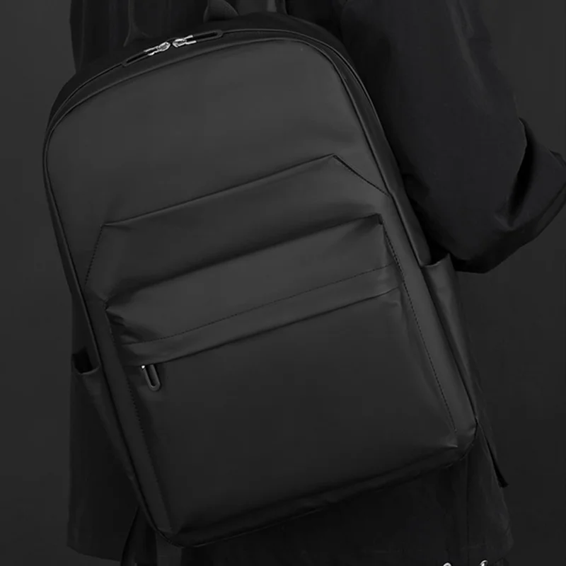 WEPOWER 3425 Men Backpack Business Casual Daypack Outdoor Travel Waterproof Double Shoulder Bag - Black