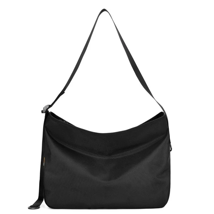 WEPOWER 2162 Travel Crossbody Bag Waterproof Nylon Men Commute Large Capacity Messenger Bag - Black
