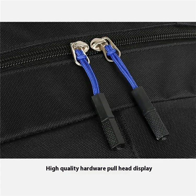Lässiger Reise-Laptop-Rucksack 15 Zoll aus Oxford-Stoff für Männer und Frauen - Leichter Tagesrucksack in Blau