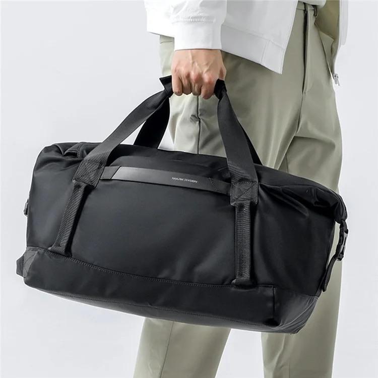 MARK RYDEN MR5045 30L Travel Duffle Large Capacity Oxford Fabric Dry Wet Separation Gym Bag - Black