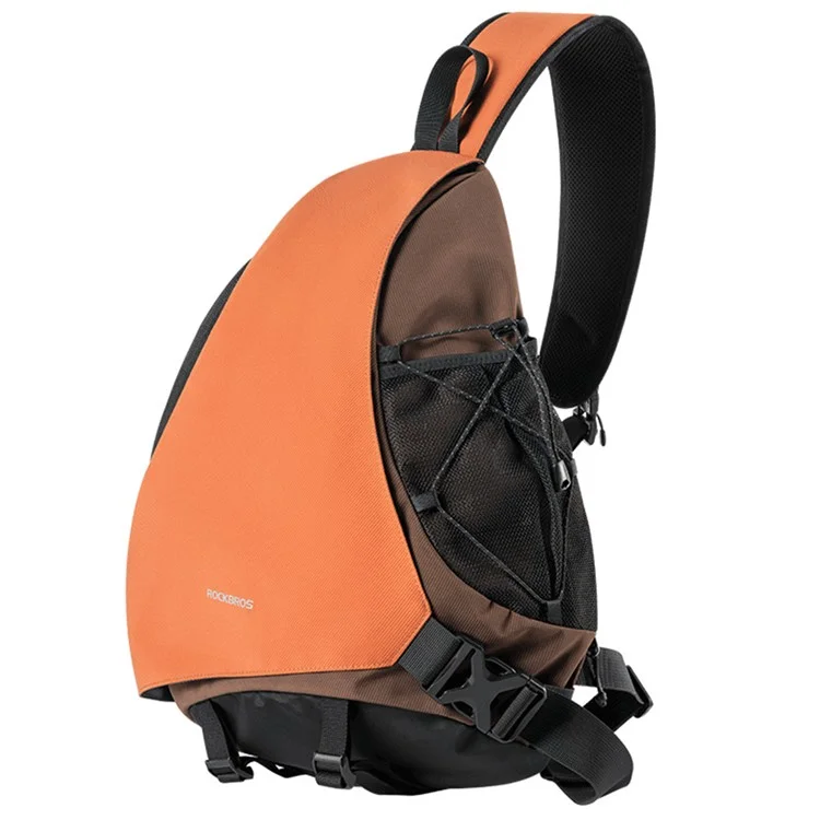ROCKBROS 11,5L Bolsa Transversal Externa para Mochila de Ombro Único para Hiking, Ciclismo e Montanhismo, 30170032 H60 30170032001 - Laranja