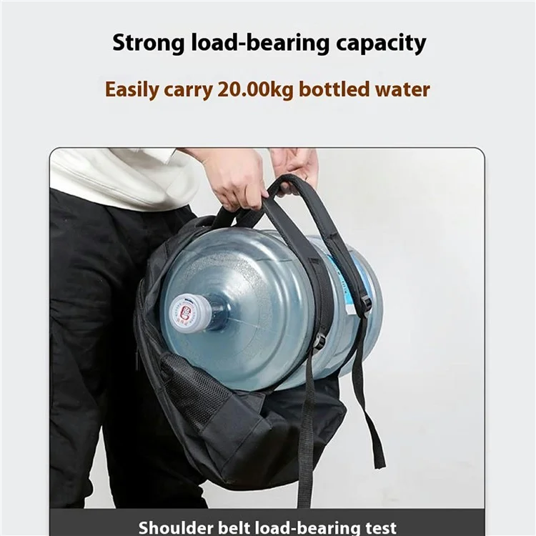 Mochila de Gran Capacidad de 20-35L para Hombre, Tela Oxford, para Viajes de Negocios, Portátil y Uso Diario Casual - Negro