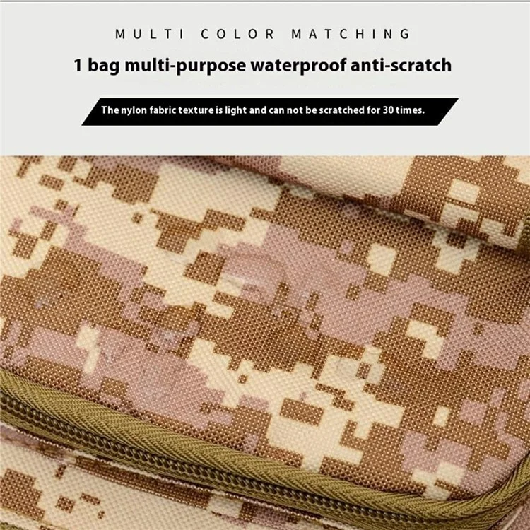 Outdoor Drop Leg Bag Multifunctional Riding Motorcycle Waist Pack Men Casual Crossbody Bag - Camouflage Yellow
