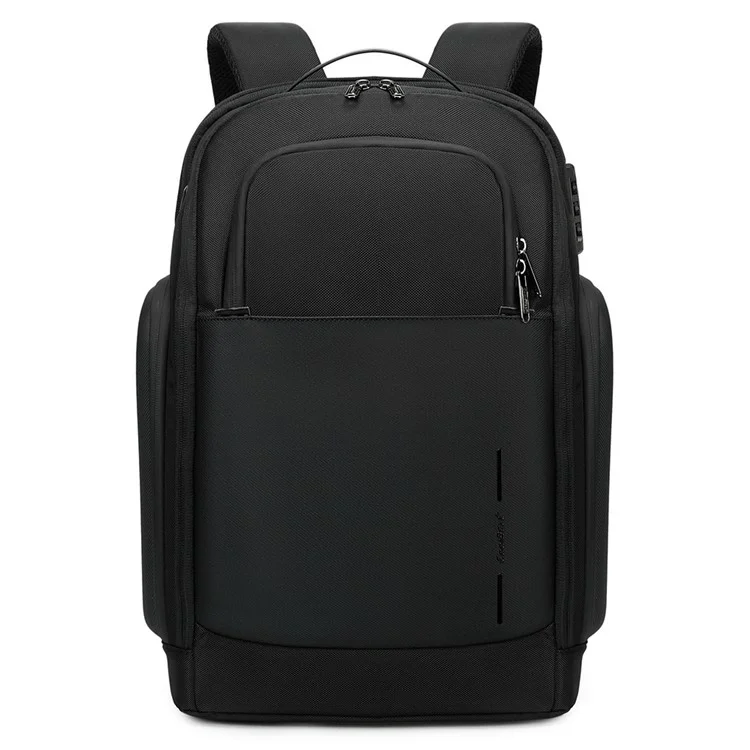 COOLBELL CB-8306 15.6 Inch Laptop Backpack Large Capacity Waterproof Business Travel Dual Shoulder Bag - Black