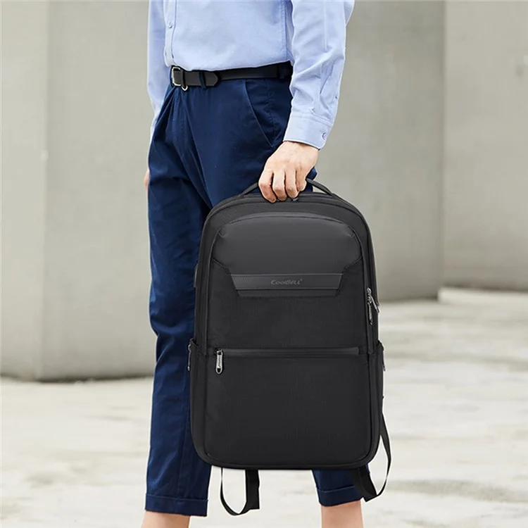 COOLBELL CB-8307 Zaino per Laptop da Uomo con Separazione Umido-Asciutto, Borsa per Studenti Universitari, Zaino da Viaggio ad Alta Capacità