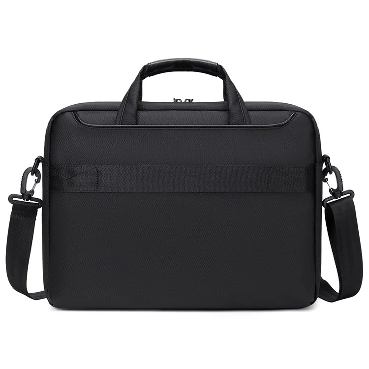 COOLBELL CB-2128 15.6 Inch Laptop Bag Single Shoulder Messenger Bag Shockproof Waterproof Business Briefcase - Black