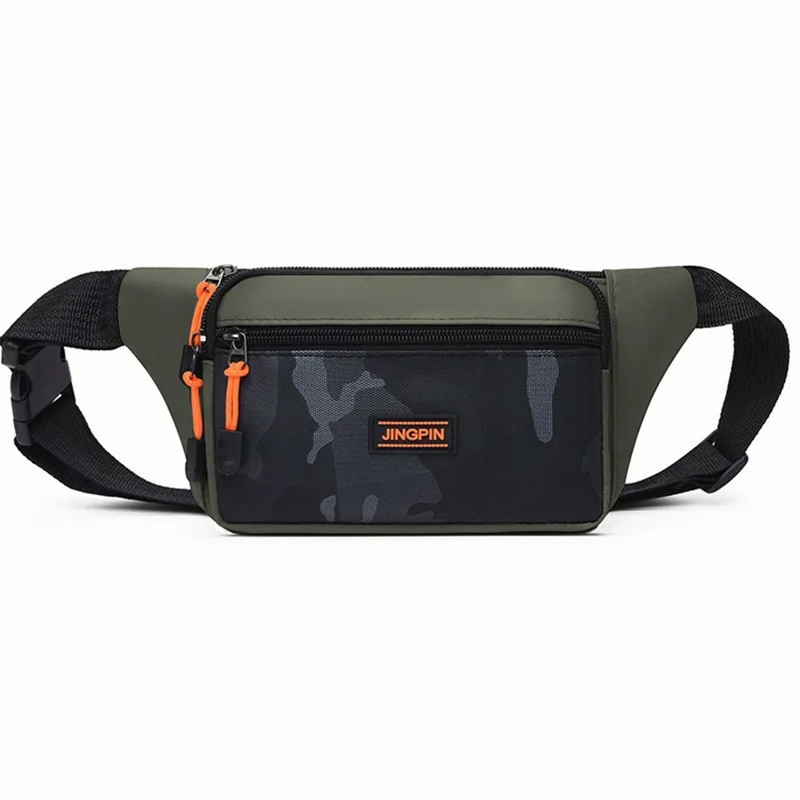 Borsa a tracolla impermeabile in nylon resistente all'usura per uomo e donna - Verde militare