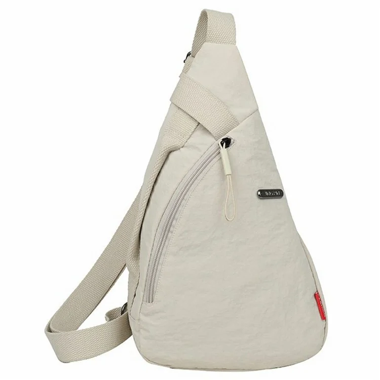 Bolsa Transversal Casual de Moda para Homens e Mulheres, Ideal para Deslocamentos e Ciclismo - Branca