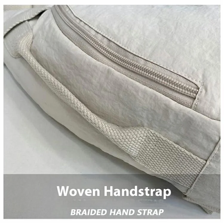 Bolsa Transversal Casual de Moda para Homens e Mulheres, Ideal para Deslocamentos e Ciclismo - Branca