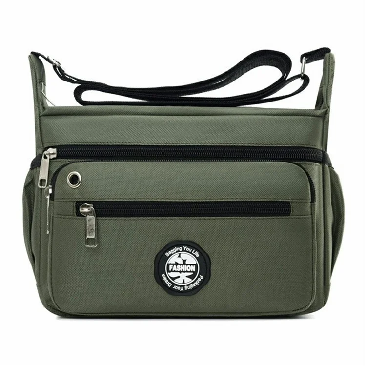 Bolsa Mensageiro de Tecido Oxford - Verde