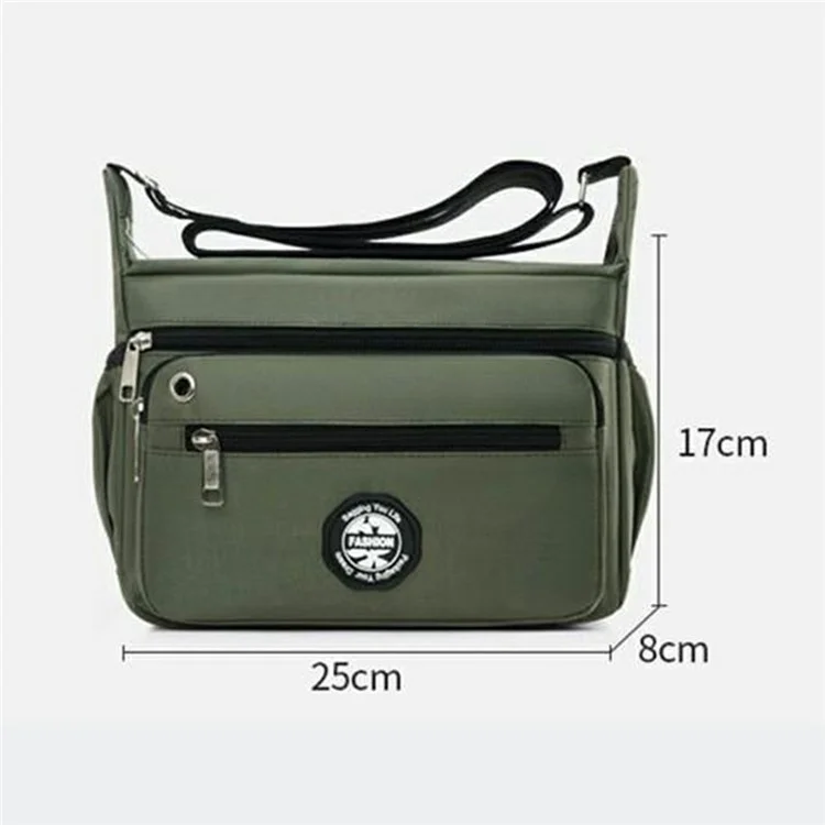 Bolsa Mensageiro de Tecido Oxford - Verde