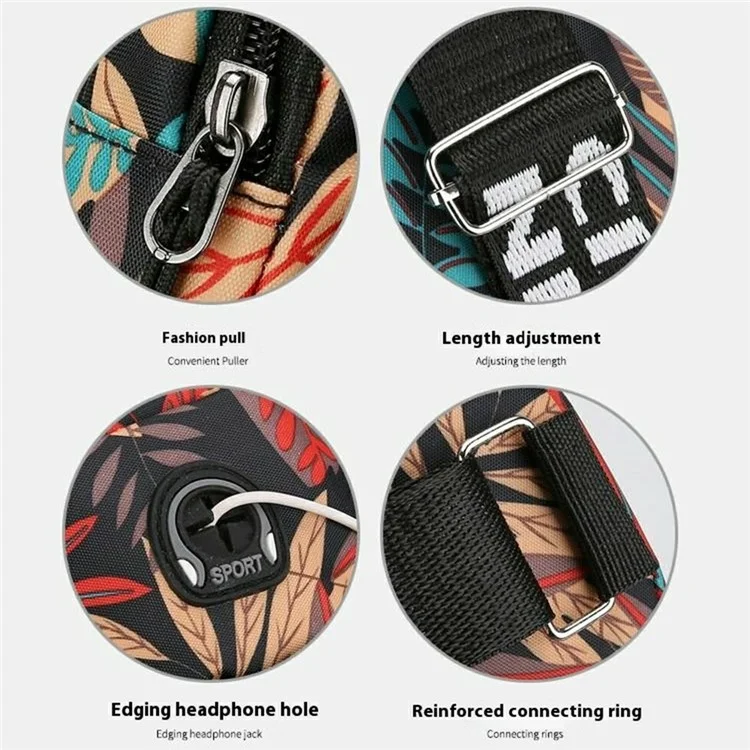 Sac à bandoulière élégant unisexe en nylon, sac à épaule unique, grande taille 30x16x6 cm - Noir