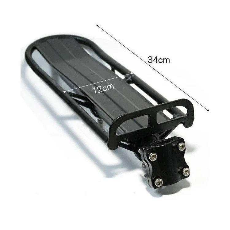 Portaequipajes Trasero de Aluminio para Bicicleta de Montaña - Carrier Retráctil de 10kg de Carga