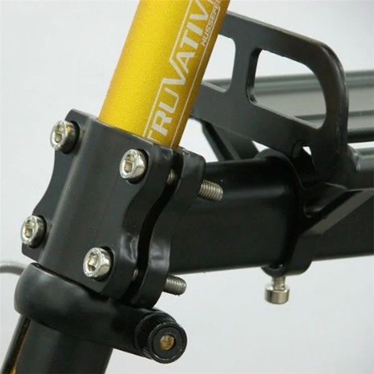 Portaequipajes Trasero de Aluminio para Bicicleta de Montaña - Carrier Retráctil de 10kg de Carga
