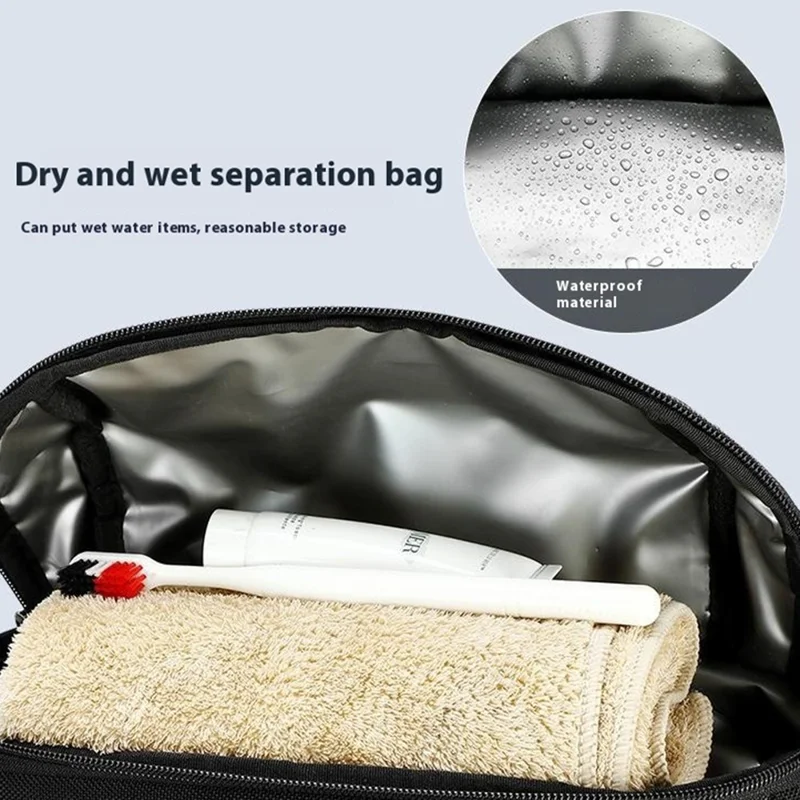 Mochila de Viagem Expansível com Compressão POSO 676 para Laptop de 17,3 Polegadas com Bomba de Vácuo (Sem Iluminação)