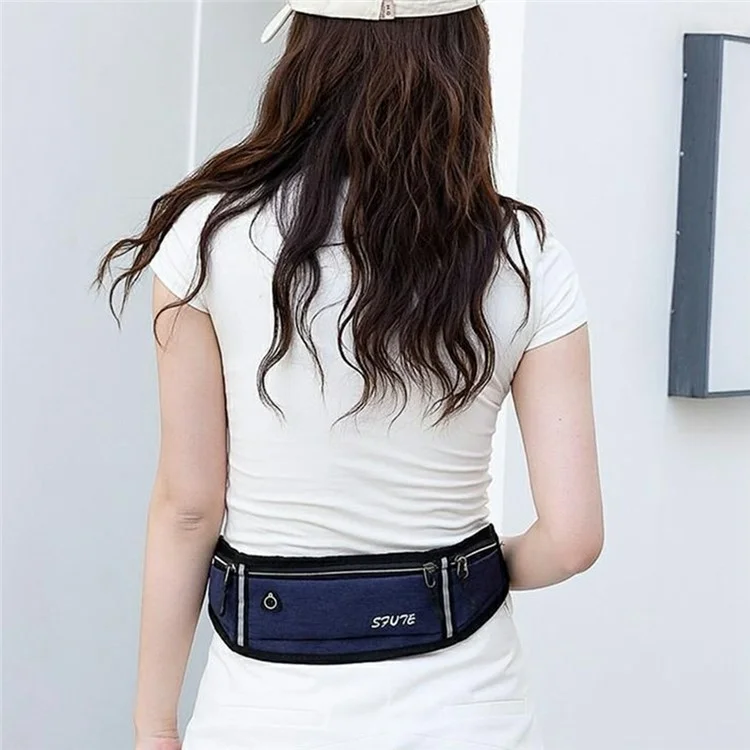 Professional Running Belt Waist Pack Invisible Pocket Phone Holder Men Women Fitness Gym Sports Bag - Orange