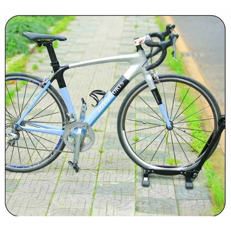 ZOYOSPORTS Foldable Bike Stand Portable Bicycle Repairing Support Rack Double Arm Display Stand