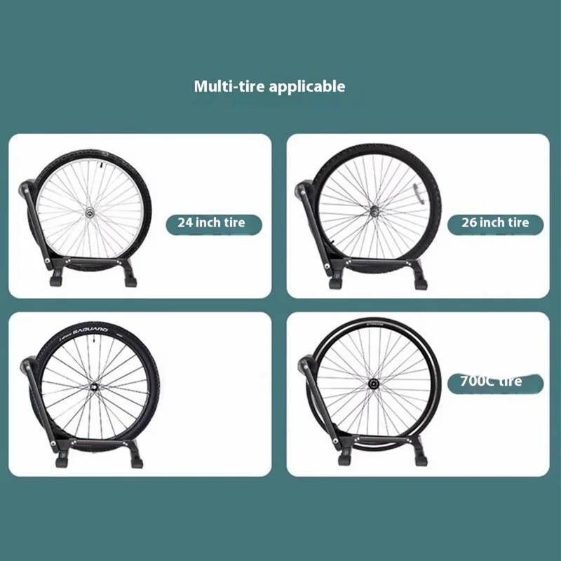 ZOYOSPORTS Foldable Bike Stand Portable Bicycle Repairing Support Rack Double Arm Display Stand
