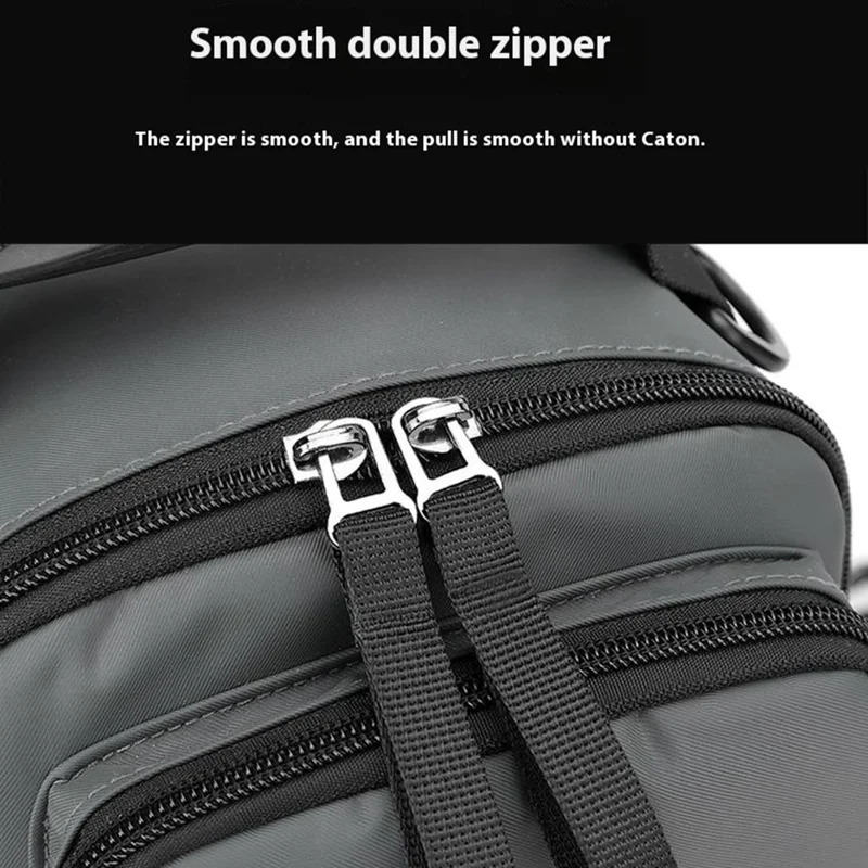 WEPOWER 999-15 Men Chest Bag Casual Commuting Nylon Crossbody Sling Pack Backpack - Dark Blue