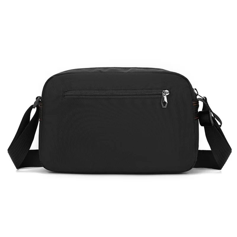 WEPOWER 8102 Herren Umhängetasche Mehrschichtig Wasserdicht Nylon Lässig Reise Kuriertasche - Schwarz