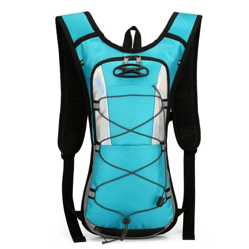 2282 Outdoor-Sport Hydration Nylon-Rucksack Radfahren Wandern Laufen Reisen Unisex Wasserblasen-Pack - See-Blau