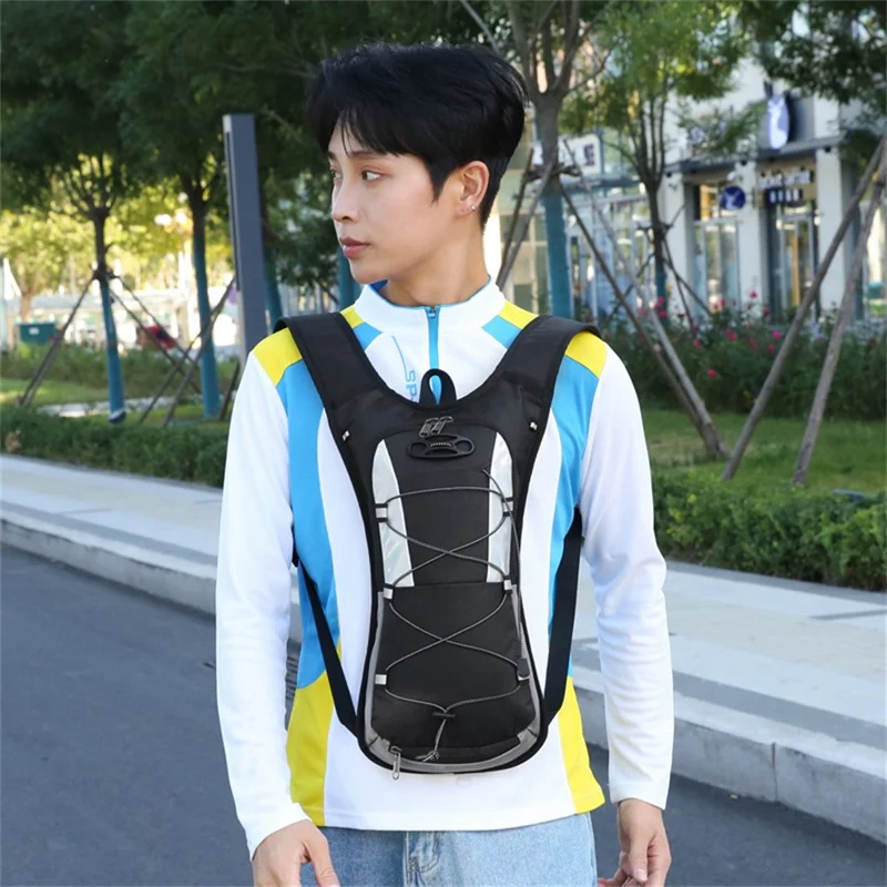 2282 Outdoor-Sport Hydration Nylon-Rucksack Radfahren Wandern Laufen Reisen Unisex Wasserblasen-Pack - See-Blau