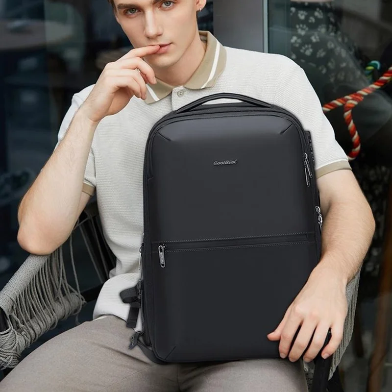 COOLBELL CB-8309 Mochila Executiva para Laptop Antifurto Expansível para Viagem com Porta USB + Type-C - Preto