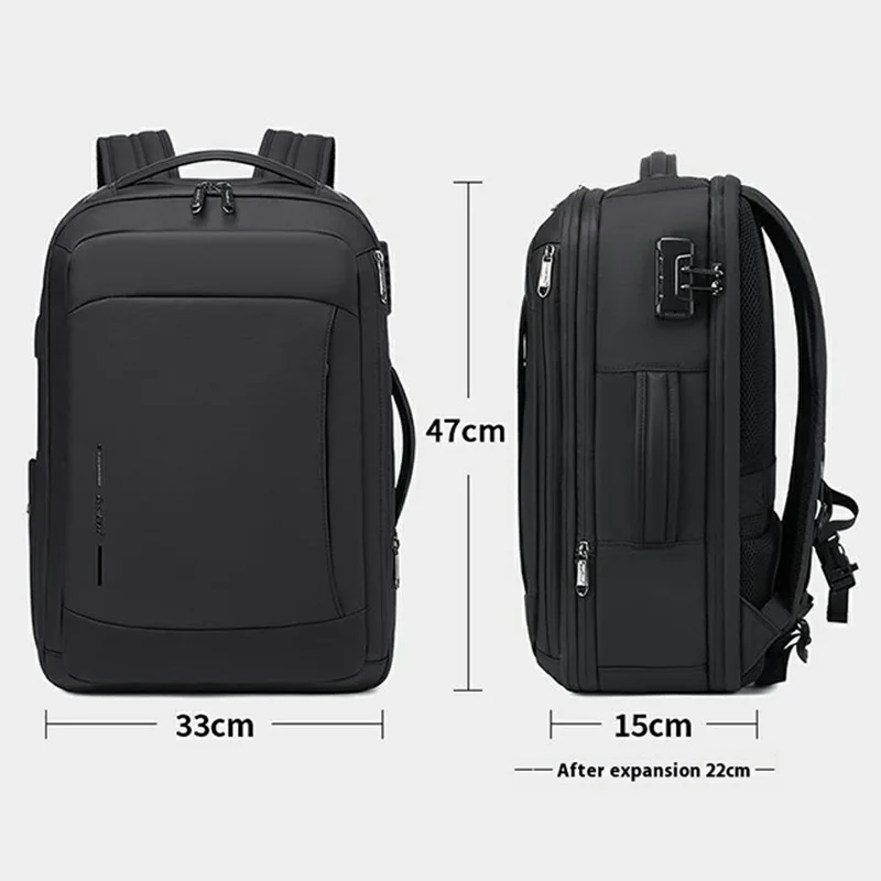 COOLBELL CB-8310 Mochila de Viagem para Estudantes de Grande Capacidade, Antirroubo e Expansível para Laptop