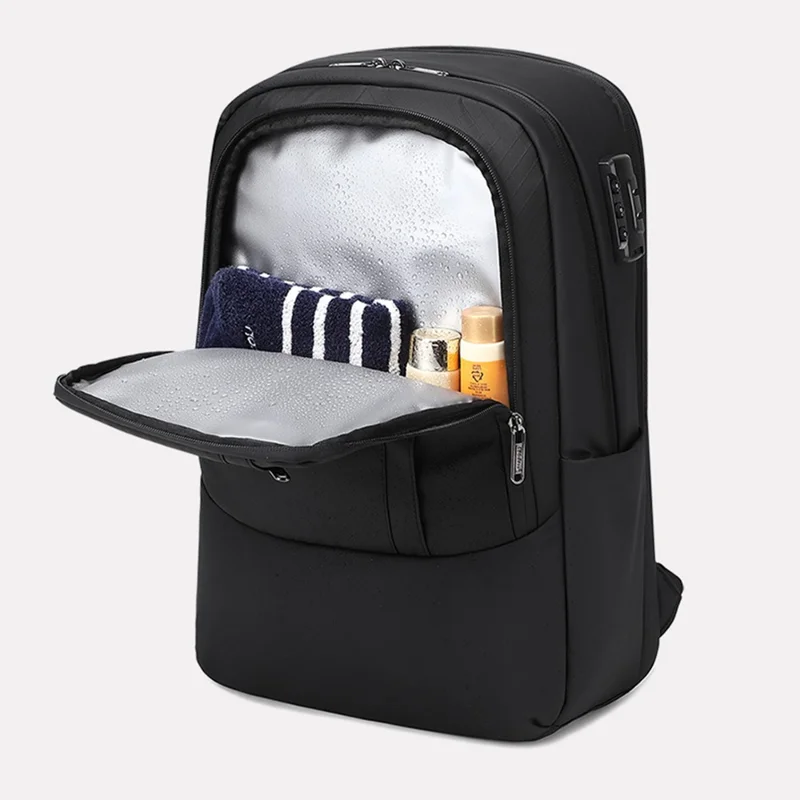COOLBELL CB-8311 Anti Theft Backpack for 15.6 Inch Laptop Waterproof Large Capacity Travel Shoulder Bag - Black