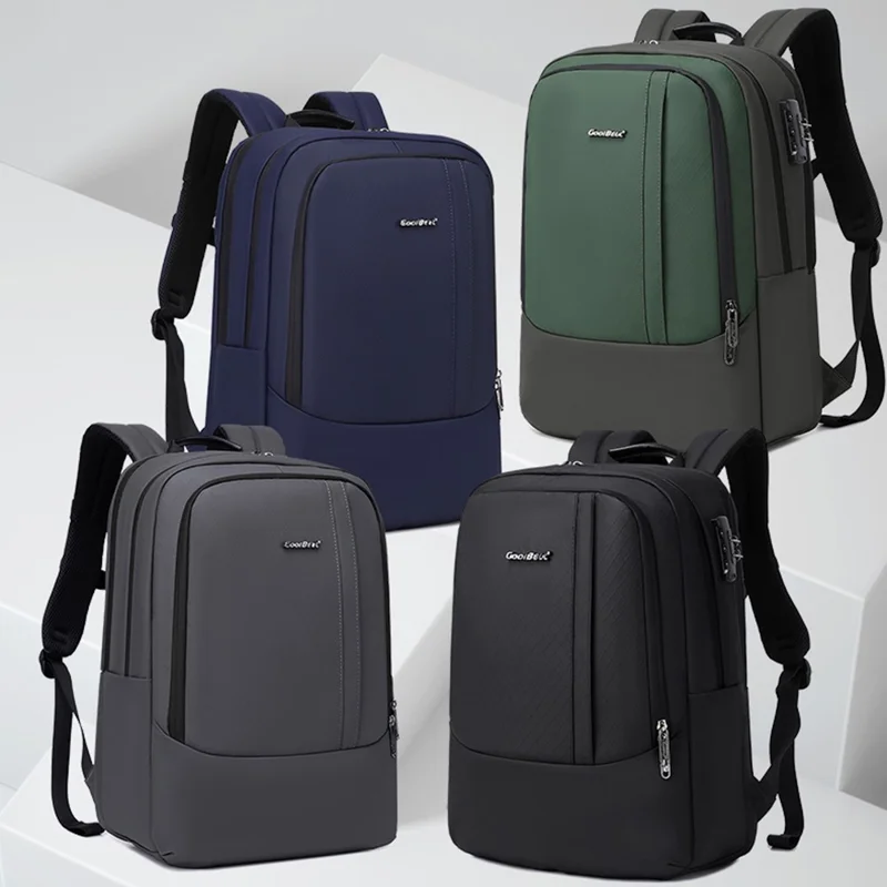 COOLBELL CB-8311 Anti Theft Backpack for 15.6 Inch Laptop Waterproof Large Capacity Travel Shoulder Bag - Black