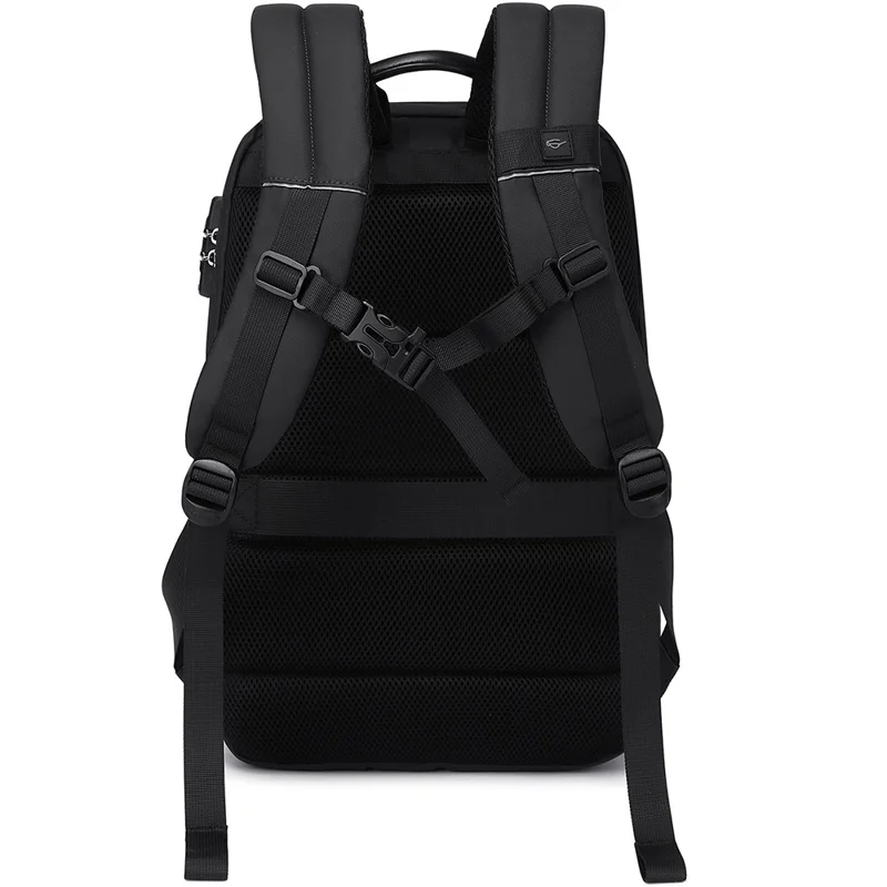 COOLBELL CB-8311 Anti Theft Backpack for 15.6 Inch Laptop Waterproof Large Capacity Travel Shoulder Bag - Black