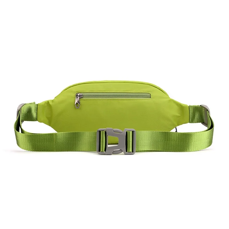 TOUGH SLHS Outdoor Sports Waist Bag Waterproof Nylon Chest Crossbody Bag Cycling Fanny Pack - Green