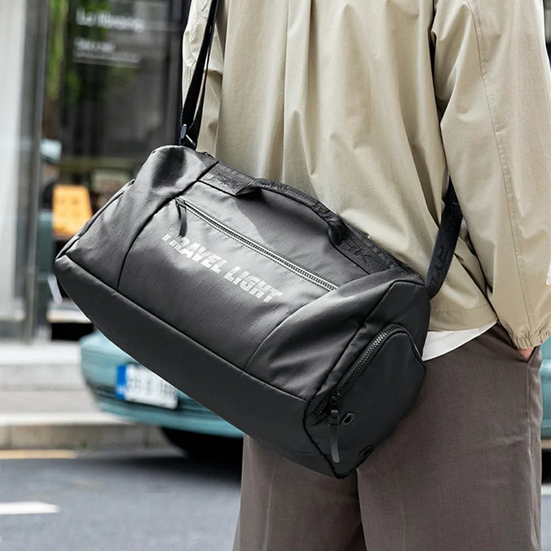 Bolsa de Viagem MARK RYDEN MR305 para Homens - Bolsa Fitness em Tecido Oxford com Compartimento para Sapatos
