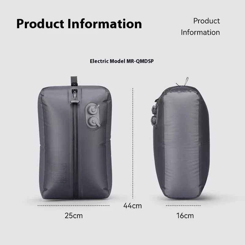 MARK RYDEN MR-QMDSP Vacuum Compression Storage Bag for Travel Backpack Luggage Automatic Airtight Packing Pouch