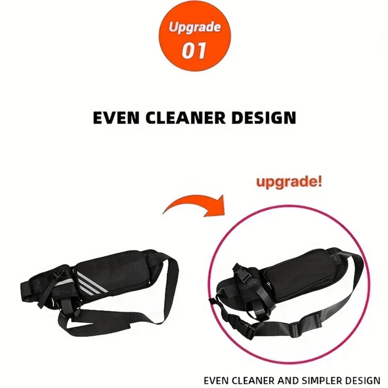 Running Sports Waist Bag Oxford Fabric Outdoor Portable Kettle Shoulder Bag, Upgraded Version
