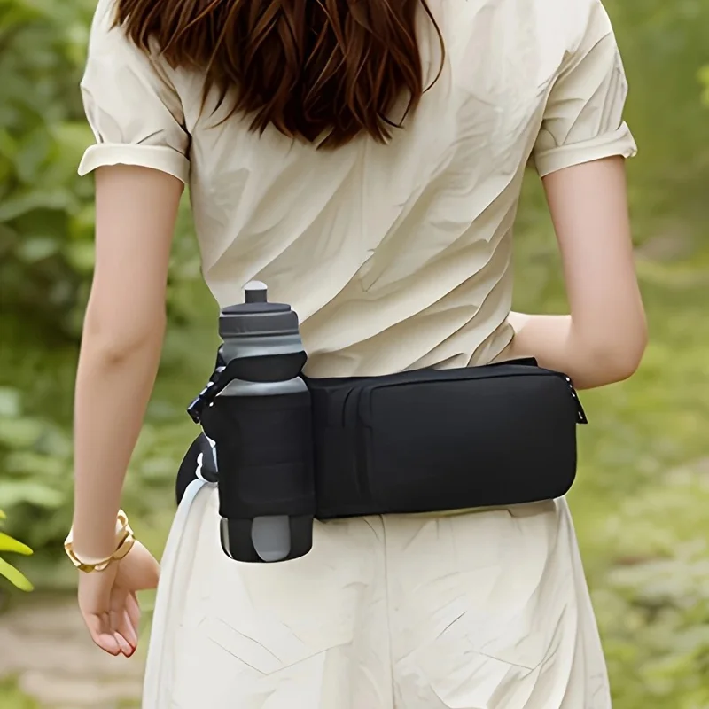 Running Sports Waist Bag Oxford Fabric Outdoor Portable Kettle Shoulder Bag, Upgraded Version