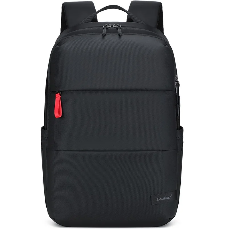 COOLBELL CB-8312 19L Travel Double Shoulder Bag Waterproof Backpack for 15.6 Inch Laptop - Black