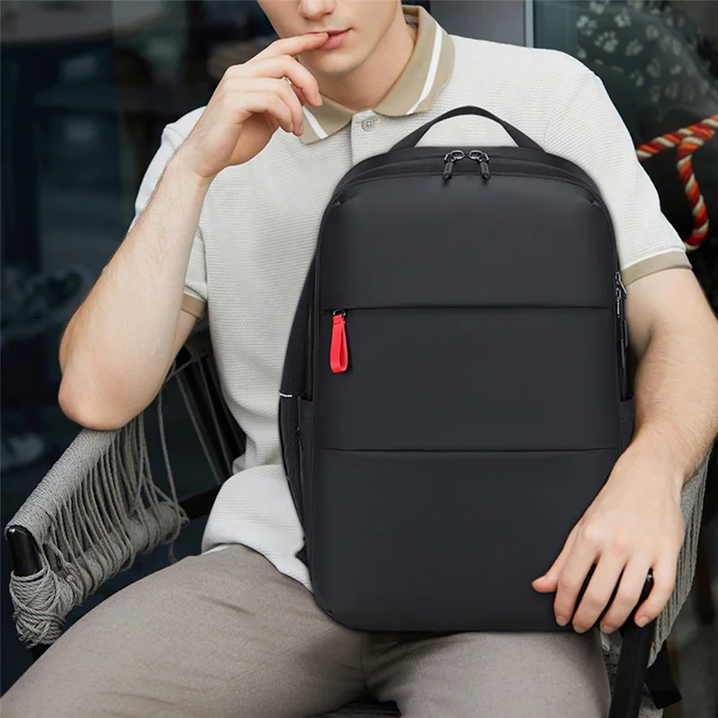 COOLBELL CB-8312 19L Travel Double Shoulder Bag Waterproof Backpack for 15.6 Inch Laptop - Black