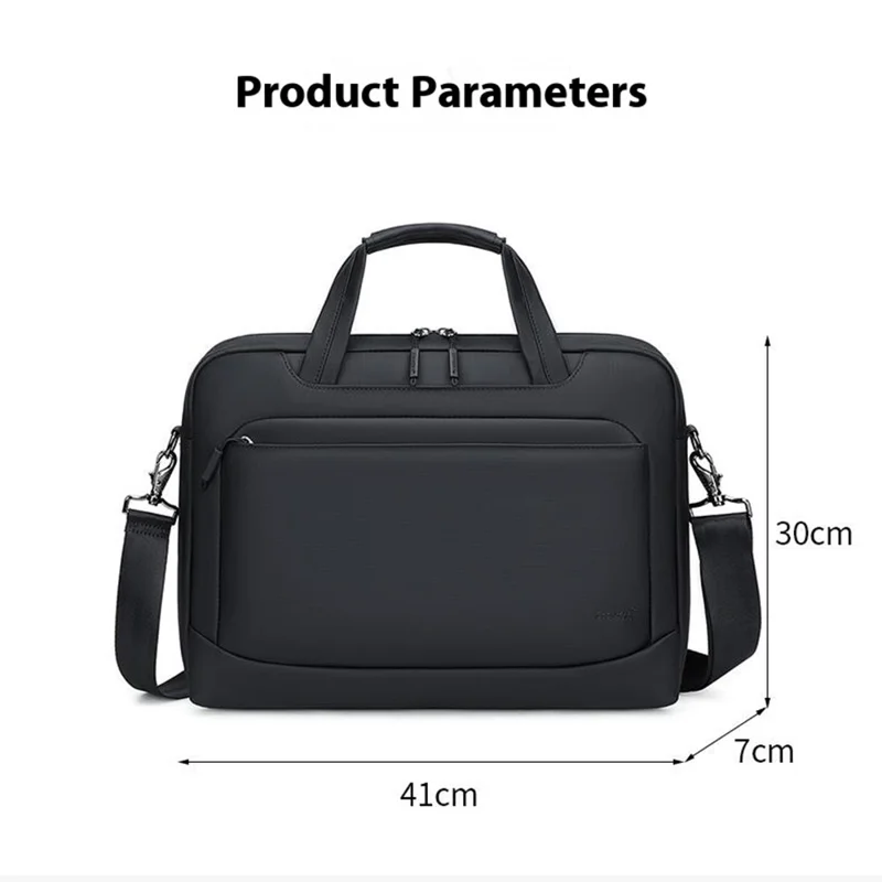 COOLBELL CB-2130 For 15.6 Inch Laptop Business Briefcase Waterproof Notebook Carrying Shoulder Bag - Black