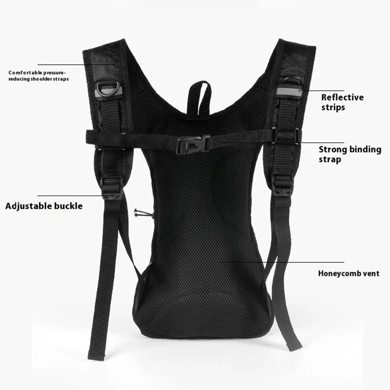 Sac à dos de randonnée et de cyclisme extérieur ESLNF, imperméable, grande capacité, avec système d'hydratation
