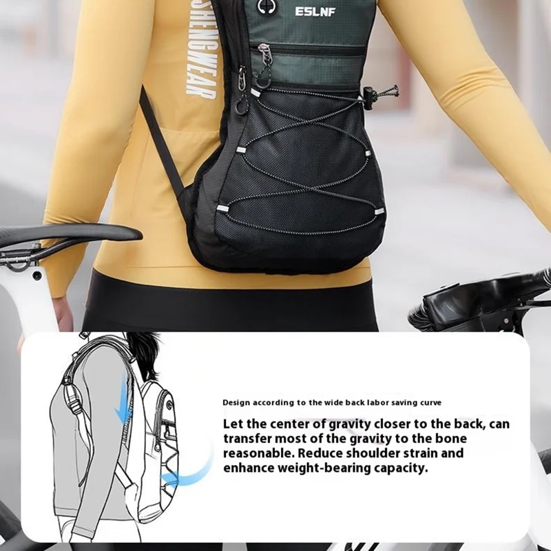 Sac à dos de randonnée et de cyclisme extérieur ESLNF, imperméable, grande capacité, avec système d'hydratation